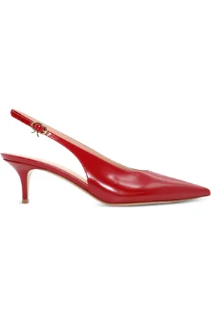 Gianvito Rossi Leather slingback pumps