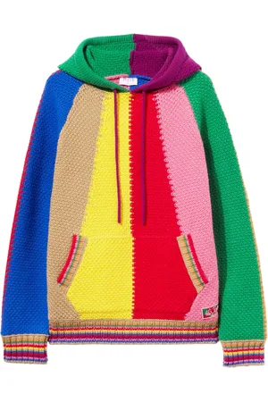 Puccini Colourblock wool hoodie