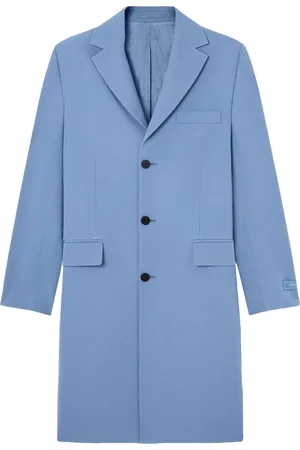 VERSACE Single-breasted wool coat