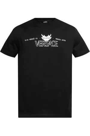 VERSACE Logo-print T-shirt