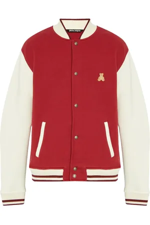 Palm Angels Bear-motif bomber jacket