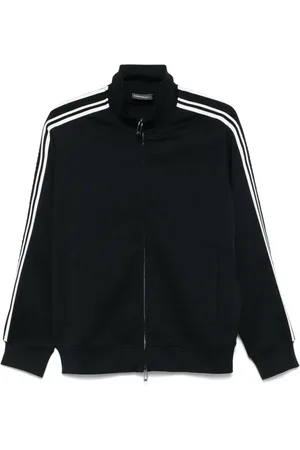 Emporio Armani Stripe-detail track jacket