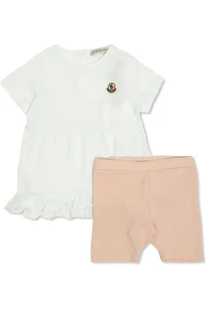Moncler Logo-appliqu?? shorts set