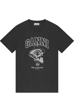 Ganni Logo-print T-shirt