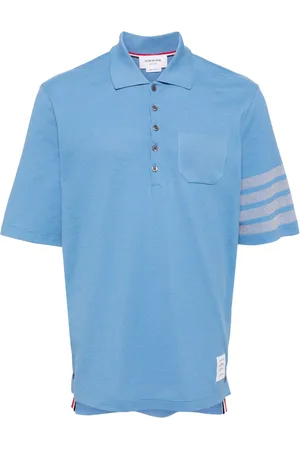 Thom Browne 4-Bar cotton piqu?? polo shirt