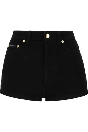 Dolce & Gabbana Logo-plaque denim shorts