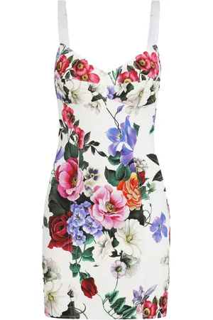 Dolce & Gabbana Floal-print mini dress