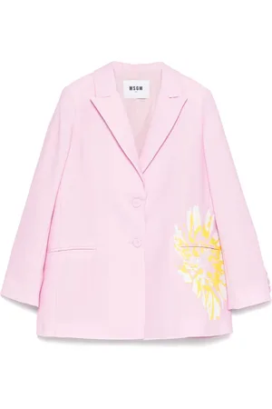 Msgm Floral-print blazer