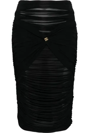 Elisabetta Franchi Draped midi skirt