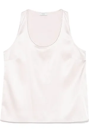 PESERICO SIGN Bead-embellished tank top