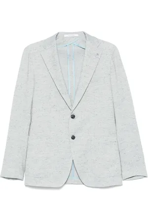 TAGLIATORE Slub-texture blazer
