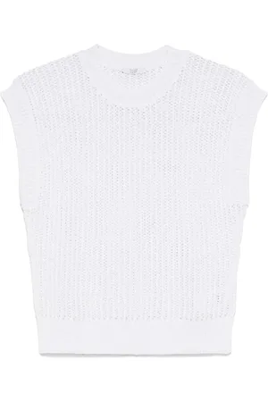 PESERICO SIGN Ribbed-knit vest