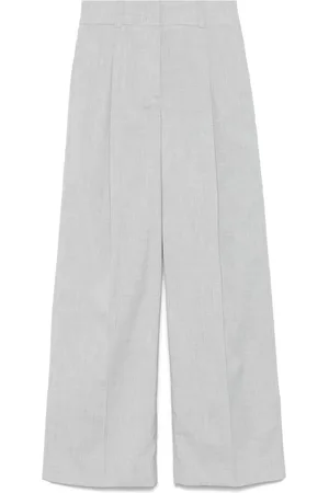 PESERICO SIGN Mélange-effect trousers