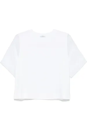 PESERICO SIGN Organza-detail T-shirt