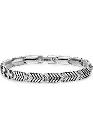 David Yurman Sterling chevron-link bracelet