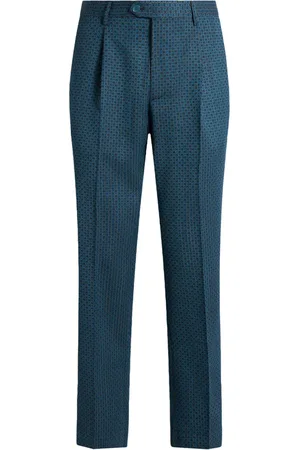 Etro Motif embroidery trousers