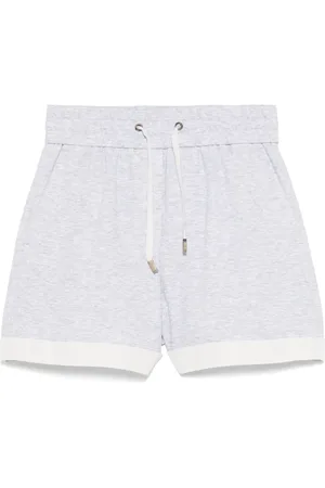 PESERICO SIGN Mélange-effect shorts