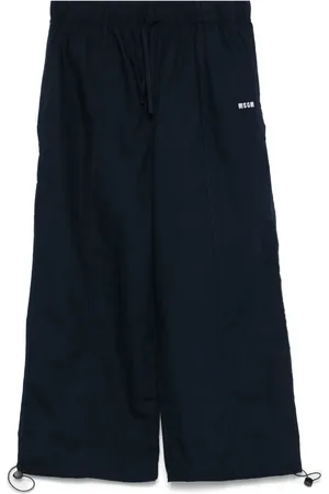 Msgm Embroidered-logo track pants