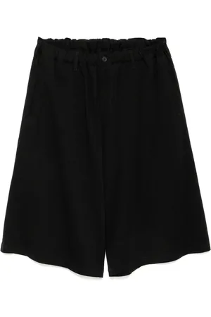 YOHJI YAMAMOTO Drawstring drop-crotch shorts