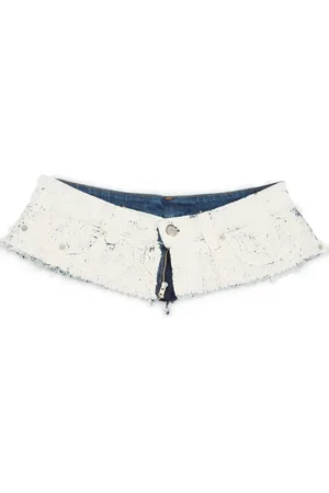 Maison Margiela Coated-finish denim belt
