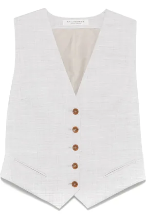 Serafini Textured waistcoat