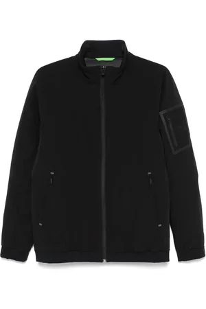 HUGO BOSS Logo-patch padded jacket