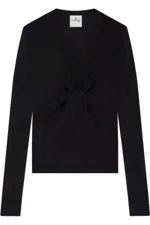 Courrèges Twist-detailing shirt
