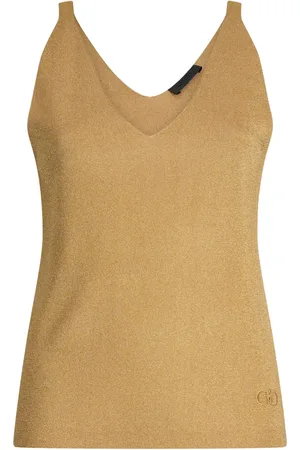 Liu Jo V-neck metallic tank top