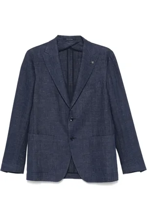TAGLIATORE Slub-texture blazer