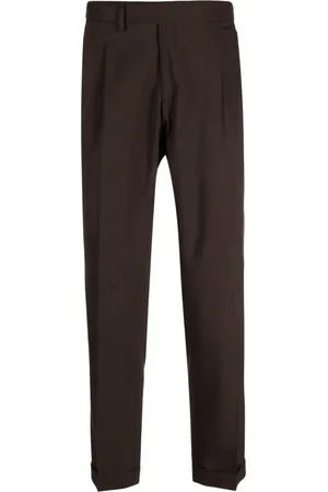 BRIGLIA Off-centre fastening trousers