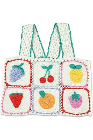 Stella McCartney Fruit-crochet top