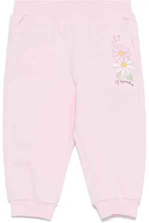 MONNALISA Floral-print track pants
