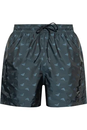 Emporio Armani Logo-print swim shorts