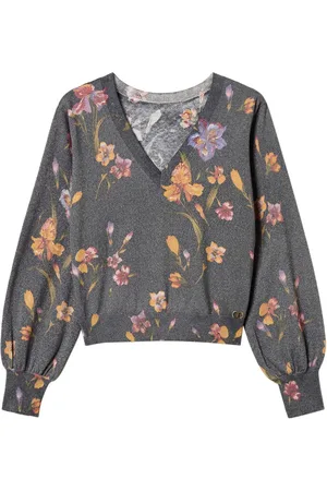 Twin-Set Floral-print sweater