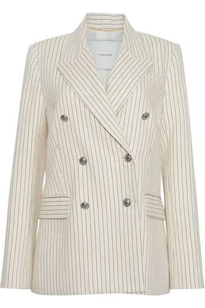 ADAM LIPPES Pinstriped twill blazer