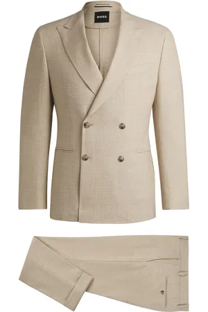 HUGO BOSS Tweed double-breasted suit