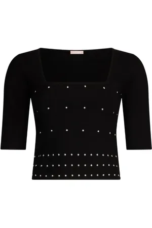 Liu Jo Studs-embellished top