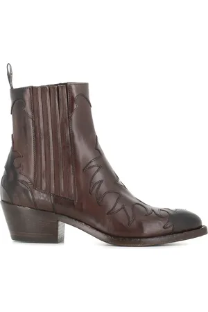 SARTORE 45mm leather cowboy boots