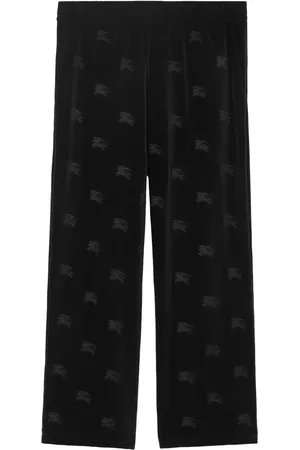 Burberry EKD velvet jogging pants