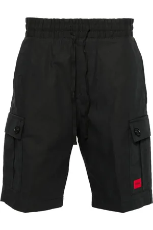 HUGO BOSS Logo-patch ripstop cargo shorts