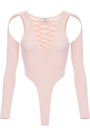 Elisabetta Franchi Crossover laces top