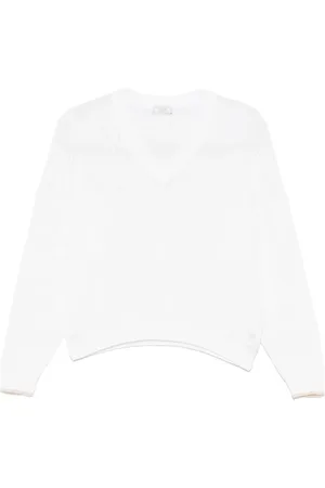 PESERICO SIGN Sequin-detail cotton top