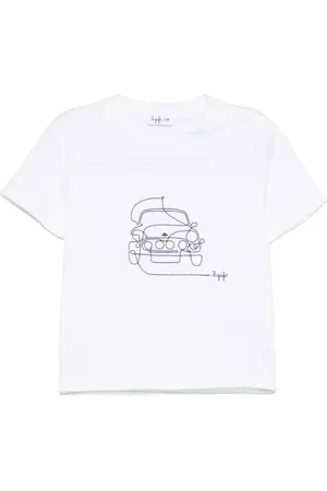 Il gufo Embroidered T-shirt