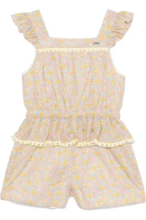 PATACHOU Floral-print playsuit