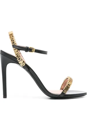 Moschino 110mm logo-lettering sandals