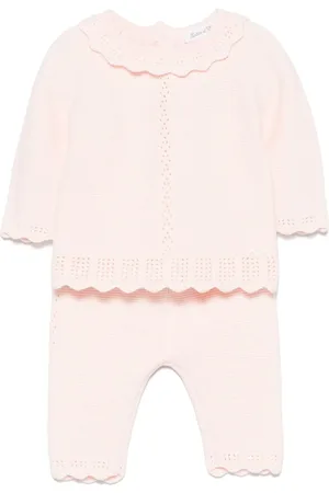 Tartine Et Chocolat Purl-knit trousers set (set of two)