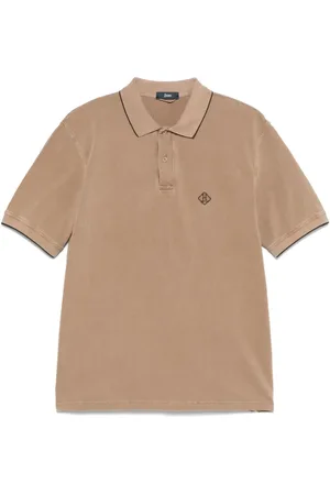 HERNO Logo-embroidered polo shirt