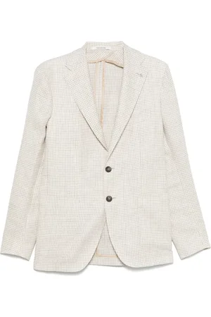 TAGLIATORE Houndstooth-pattern blazer