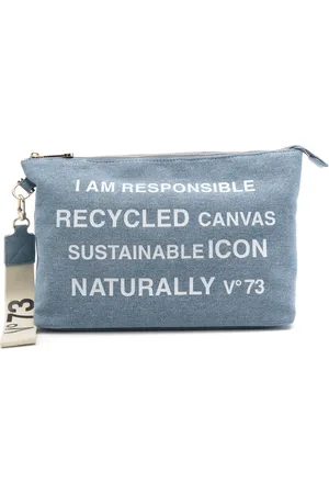 V°73 Beauty denim makeup bag