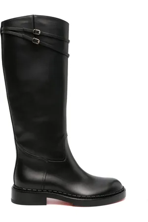 santoni Knee-length leather boots